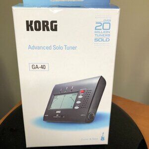 KORG Advanced Solo Guitar & Bass Tuner Black Model # GA-40